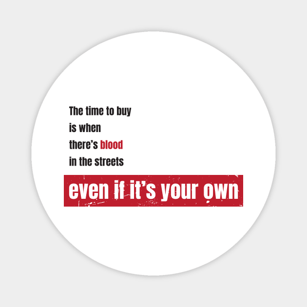 Success Mindset for Investors: Investor Inspiration Quote Magnet by AlphaTrader.store